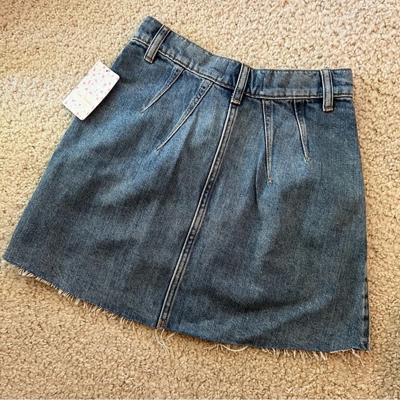 free people denim skirt (NWT) - Picture 2 of 3